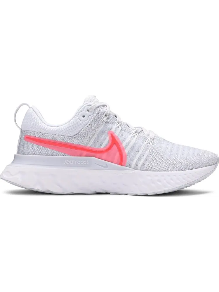 Кроссовки Nike Wmns React Infinity Run Flyknit 2 'Sunset Pulse' — изображение 1 из 8, серый