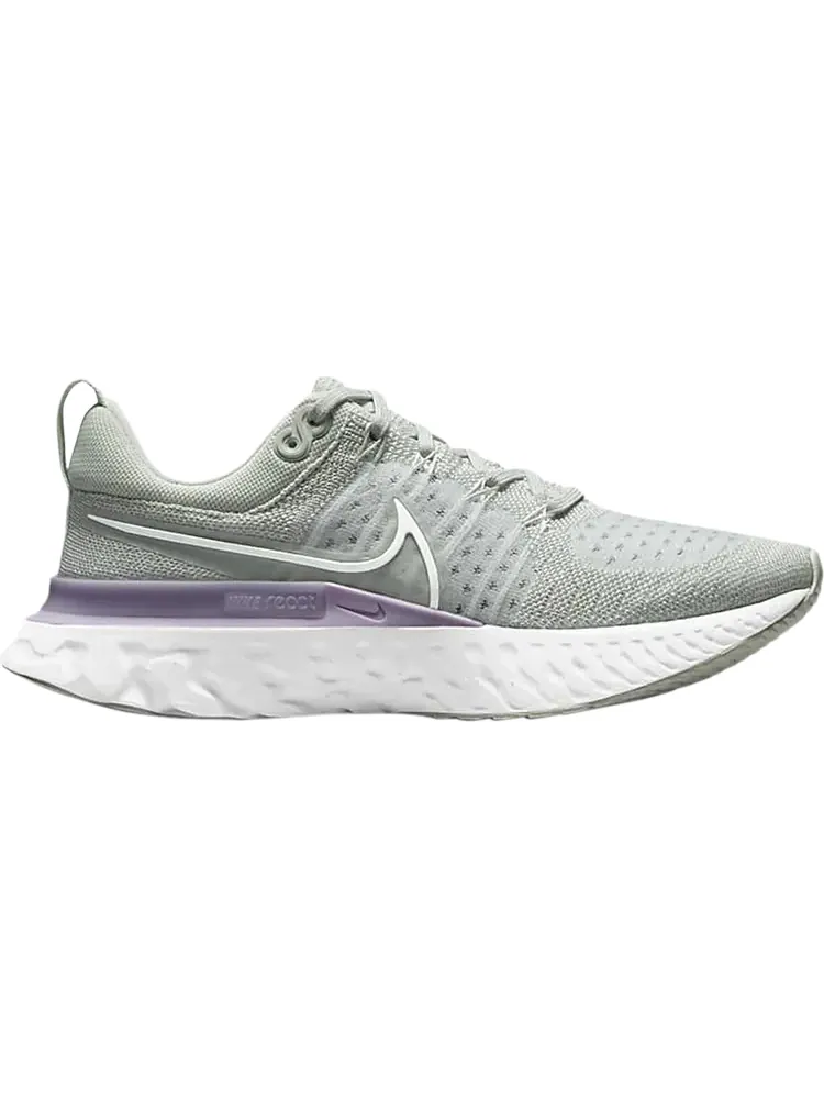 Кроссовки Nike Wmns React Infinity Run Flyknit 2 'Light Silver Lilac' — изображение 1 из 1, серый