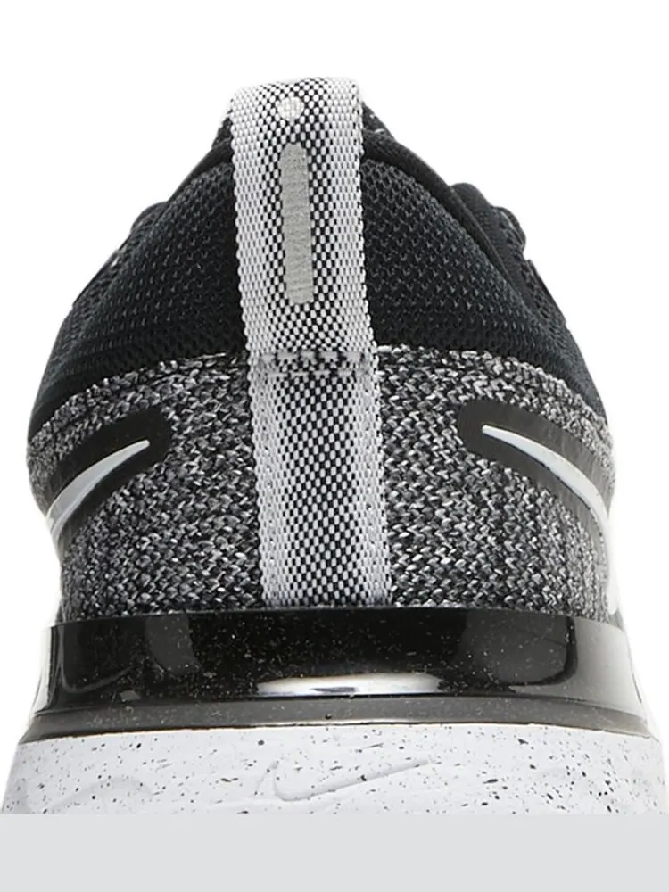 Кроссовки Nike Wmns React Infinity Run Flyknit 2 'White Black' — изображение 7 из 8, черный
