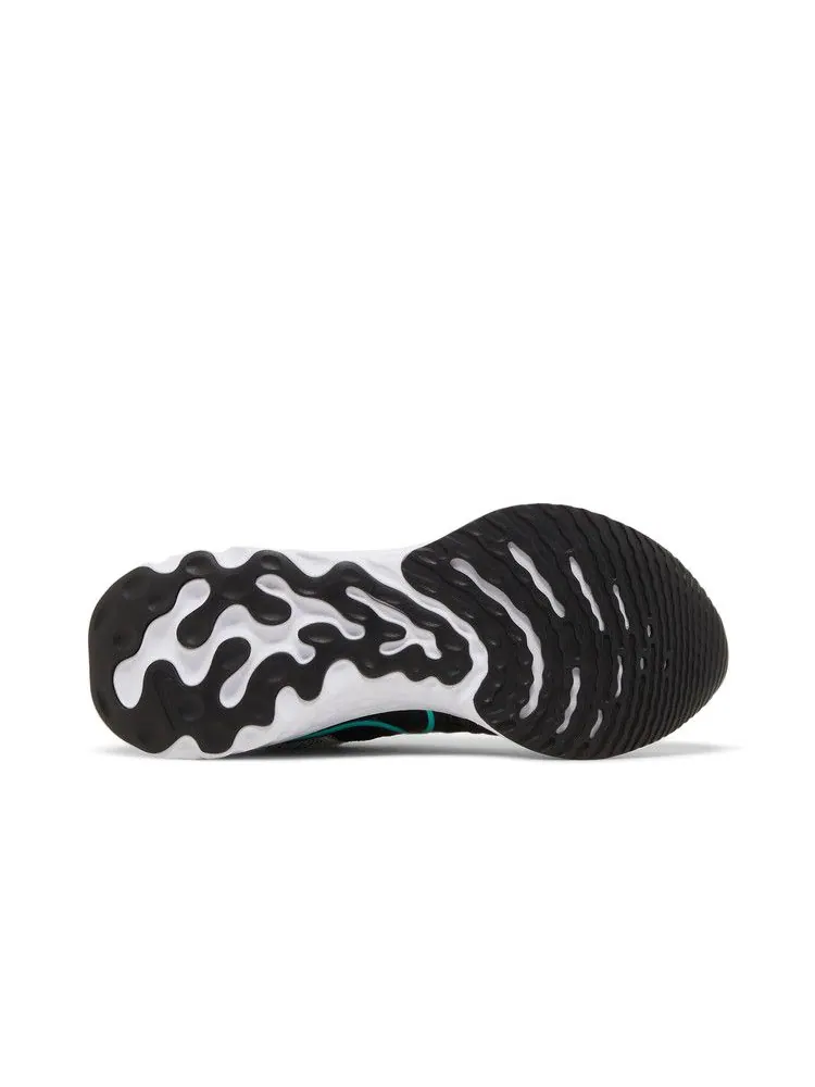 Кроссовки Nike Wmns React Infinity Run Flyknit 2 'Black Aurora Green' — изображение 5 из 9, белый/черный/зеленый