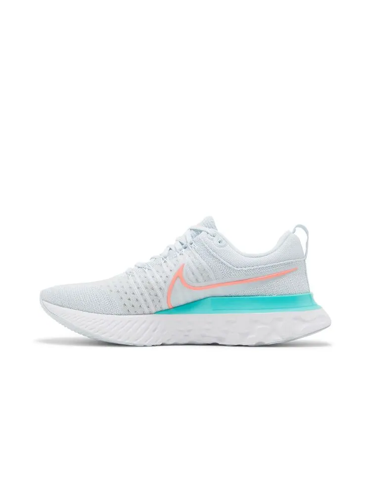 Кроссовки Nike Wmns React Infinity Run Flyknit 2 'Blue Tint Lava Glow' — изображение 4 из 9, синий