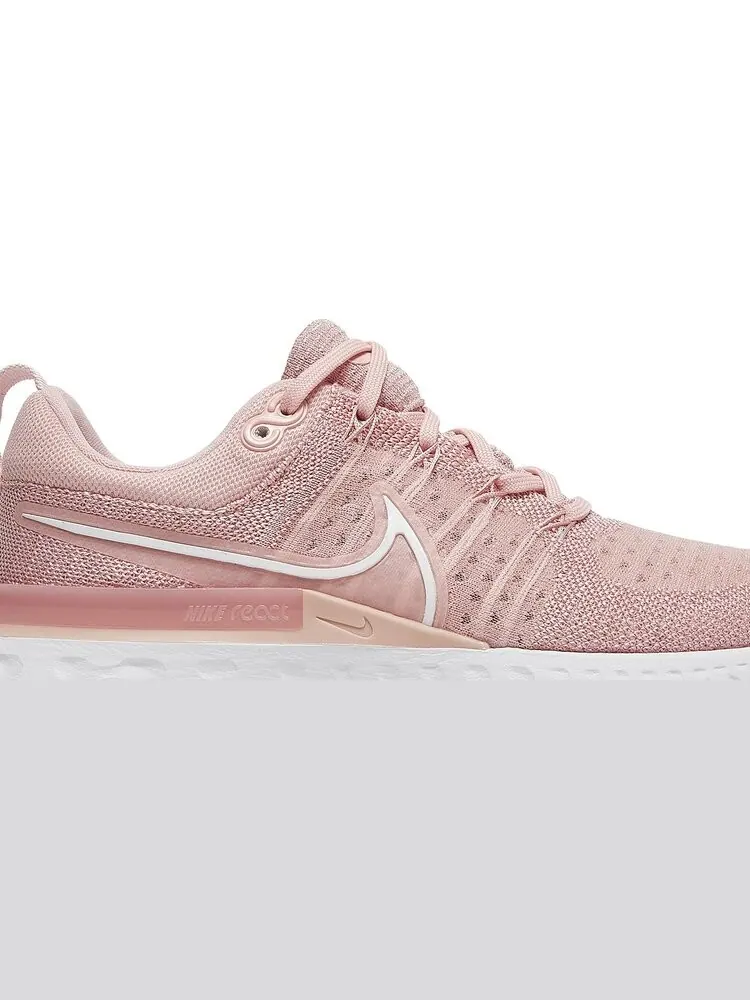 Кроссовки Nike Wmns React Infinity Run Flyknit 2 'Pink Glaze' — изображение 2 из 8, розовый