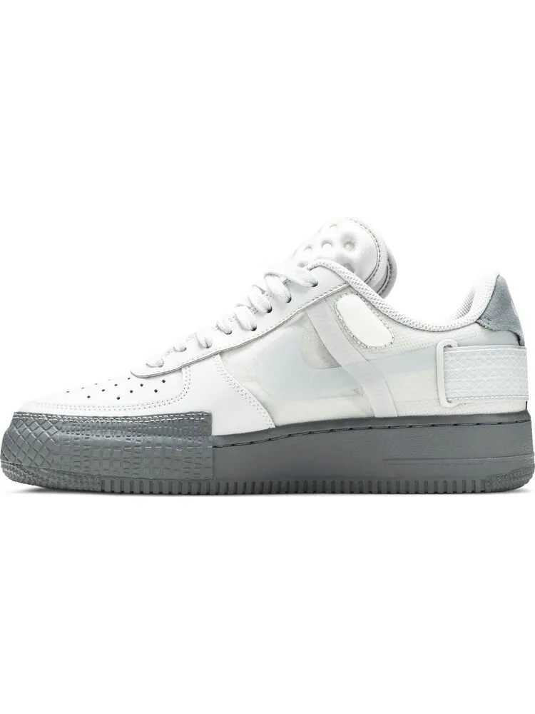 Кроссовки Nike Air Force 1 Type 'Grey Fog' — изображение 3 из 8, серый