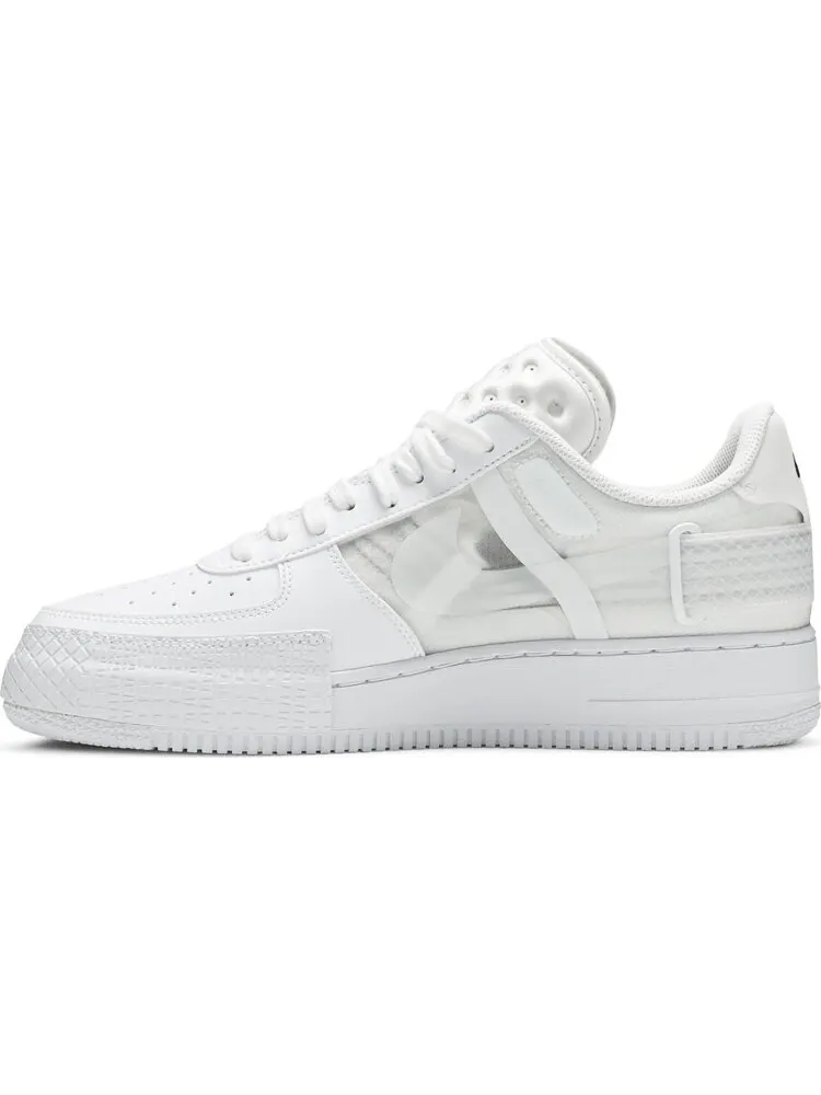 Кроссовки Nike Air Force 1 Type 2 'Triple White' — изображение 3 из 8, белый