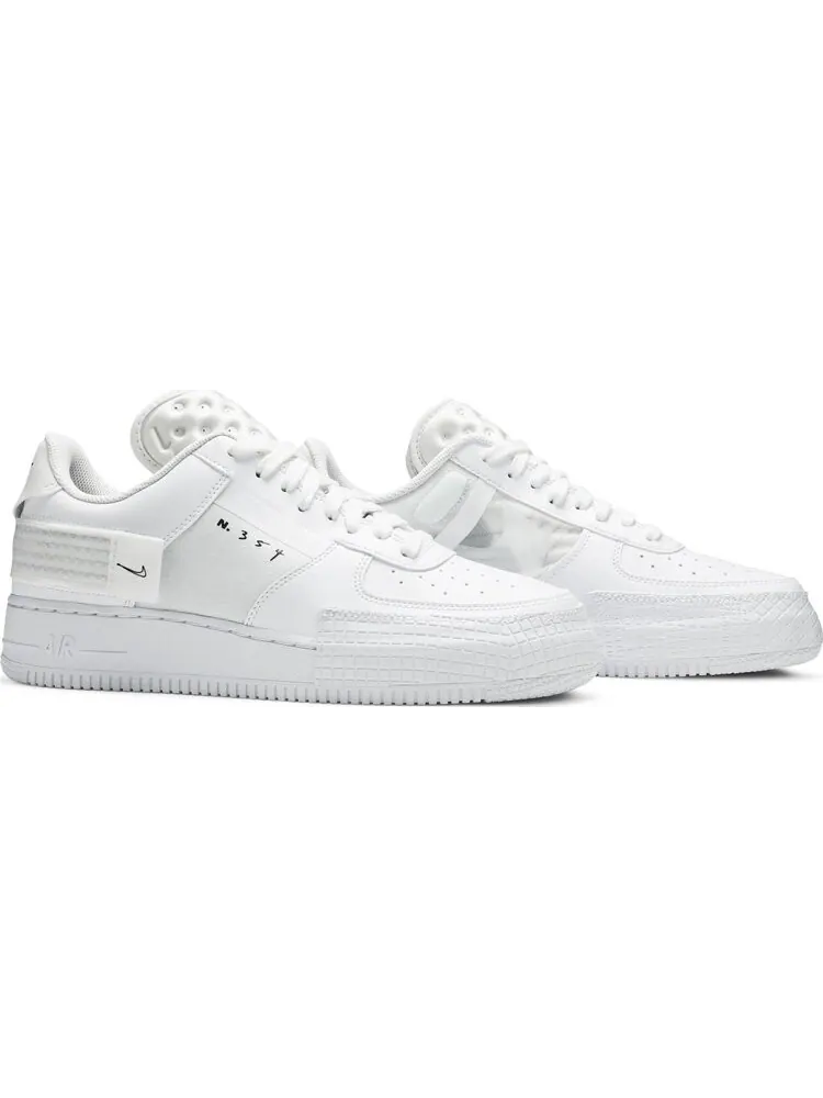 Кроссовки Nike Air Force 1 Type 2 'Triple White' — изображение 8 из 8, белый