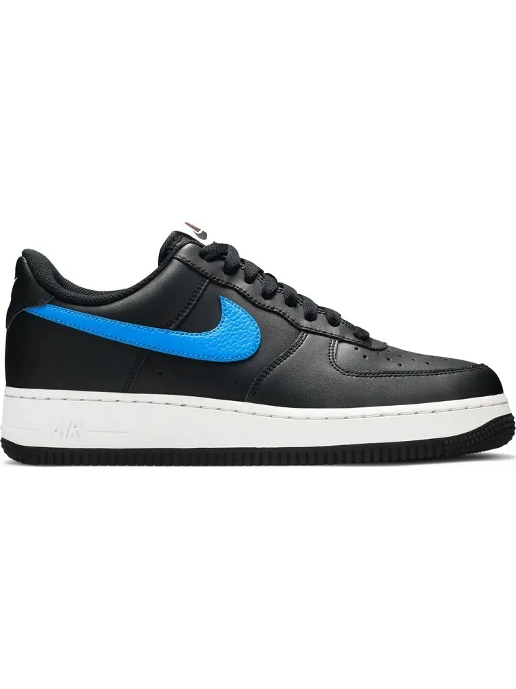 Кроссовки Nike Air Force 1 '07 'Mismatch Swooshes - Black' — изображение 1 из 8, черный