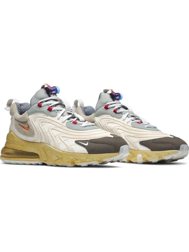 Кроссовки Nike Travis Scott x Air Max 270 React ENG 'Cactus Trails' — изображение 8 из 8, бежевый
