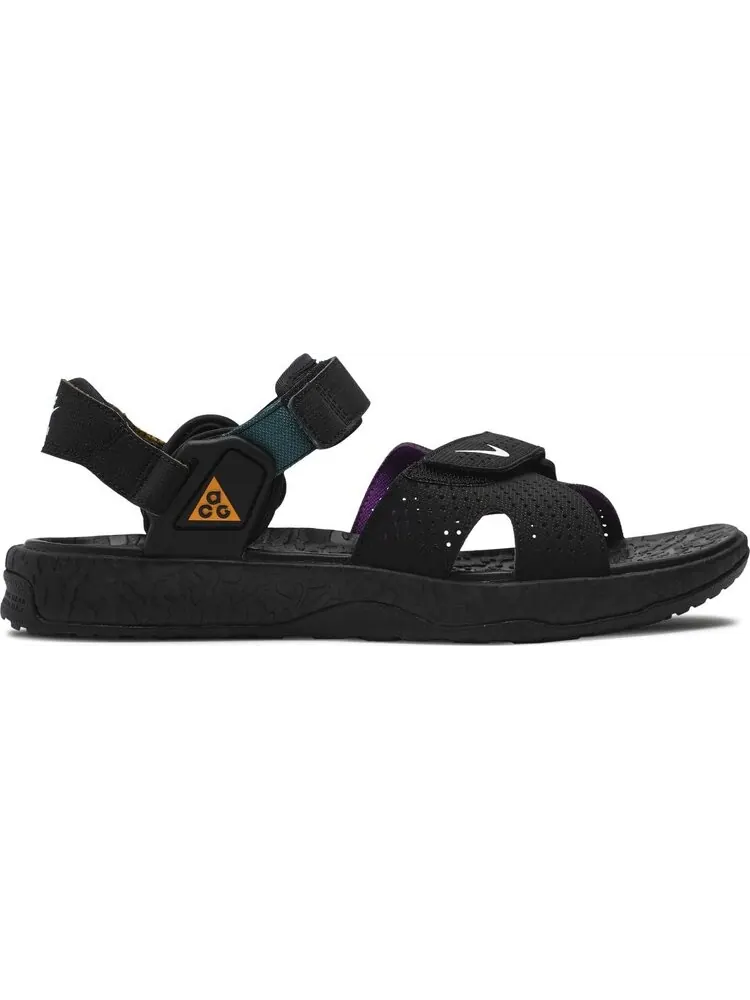 Сандалии Nike ACG Air Deschutz 'Black Vivid Purple' — изображение 1 из 8, черный