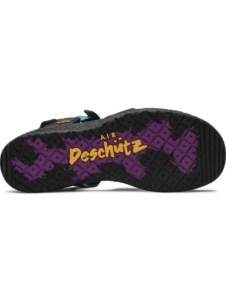 Сандалии Nike ACG Air Deschutz 'Black Vivid Purple' — изображение 4 из 8, черный