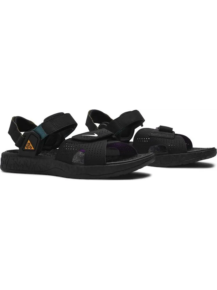 Сандалии Nike ACG Air Deschutz 'Black Vivid Purple' — изображение 8 из 8, черный