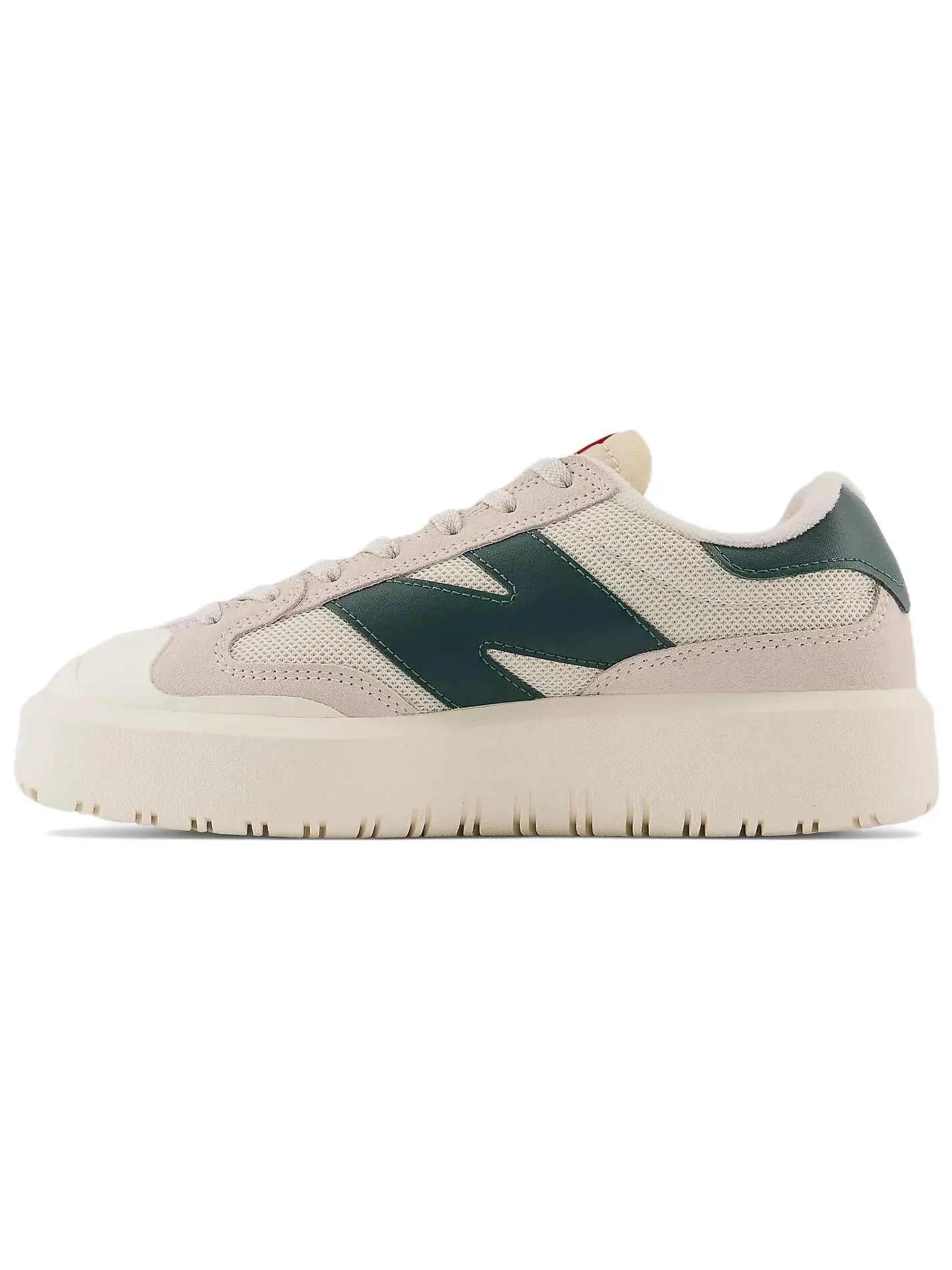 Кроссовки New Balance CT302: Стиль и комфорт в бежево-зеленой гамме — изображение 1 из 3, зеленый