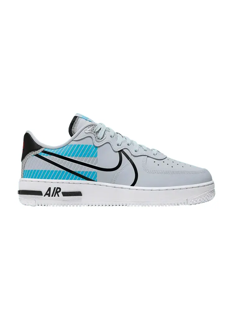 Кроссовки Nike 3M x Air Force 1 React LX — изображение 1 из 1, серый
