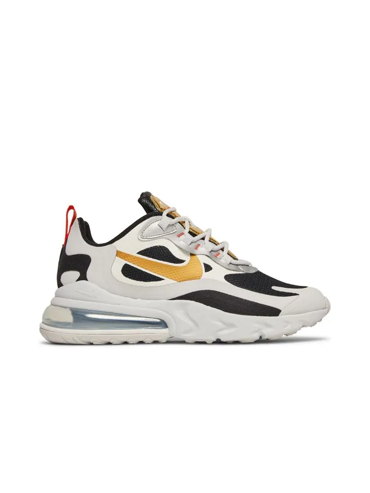 Кроссовки Wmns Air Max 270 React 'Metallic Gold Swoosh' — изображение 1 из 8, металлик золотистый
