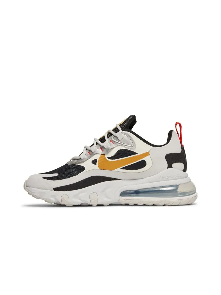 Кроссовки Wmns Air Max 270 React 'Metallic Gold Swoosh' — изображение 3 из 8, металлик золотистый