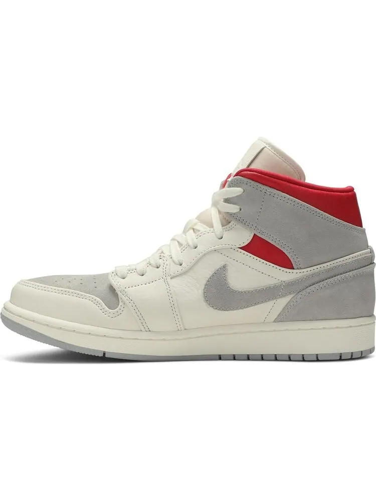 Кроссовки Air Jordan 1 Mid "Past, Present, Future" — изображение 3 из 8, бежевый