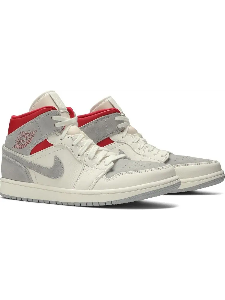 Кроссовки Air Jordan 1 Mid "Past, Present, Future" — изображение 8 из 8, бежевый