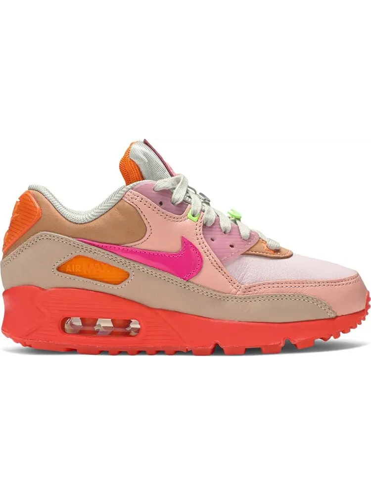 Кроссовки Nike Wmns Air Max 90 'Platinum Crimson' — изображение 1 из 8, розовый
