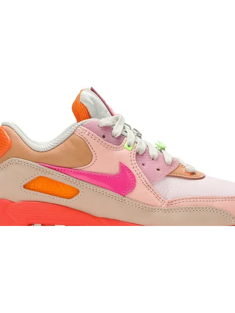 Кроссовки Nike Wmns Air Max 90 'Platinum Crimson' — изображение 2 из 8, розовый