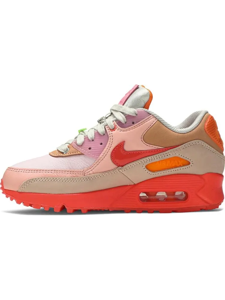 Кроссовки Nike Wmns Air Max 90 'Platinum Crimson' — изображение 3 из 8, розовый