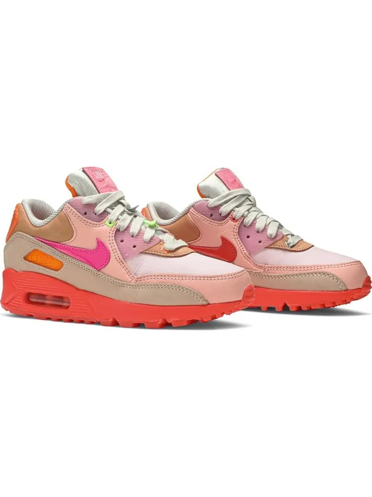 Кроссовки Nike Wmns Air Max 90 'Platinum Crimson' — изображение 8 из 8, розовый
