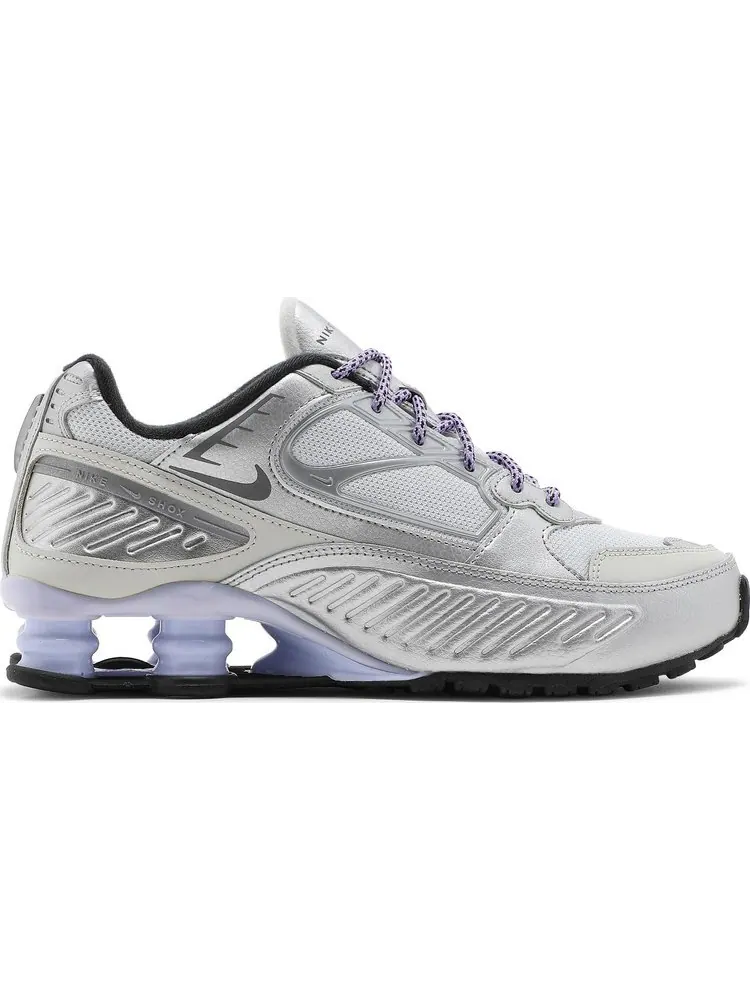 Кроссовки Nike Wmns Shox Enigma 9000 'Metallic Silver Violet' — изображение 1 из 8, серебряный