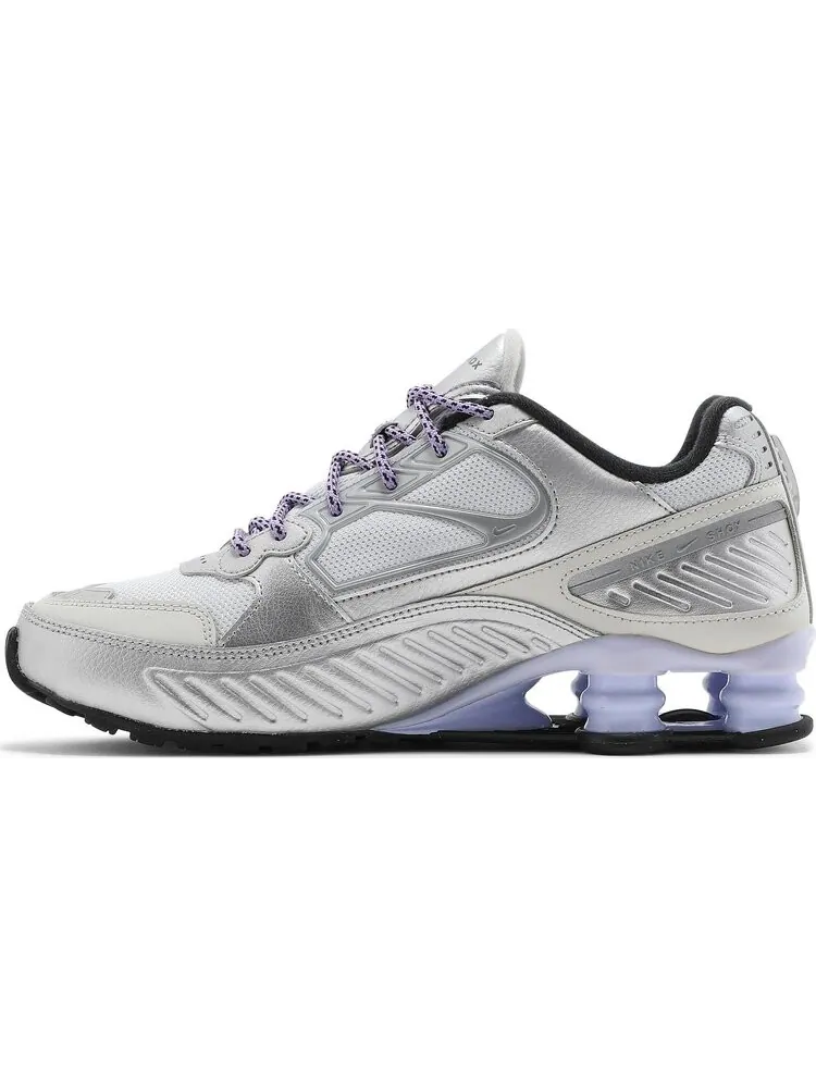 Кроссовки Nike Wmns Shox Enigma 9000 'Metallic Silver Violet' — изображение 3 из 8, серебряный