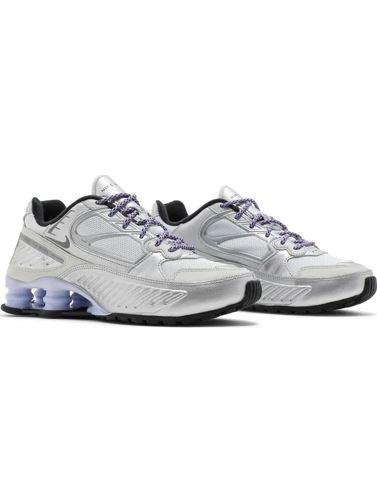Кроссовки Nike Wmns Shox Enigma 9000 'Metallic Silver Violet' — изображение 8 из 8, серебряный