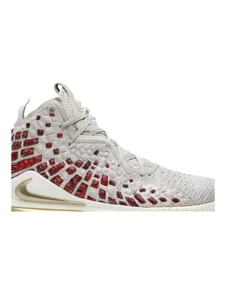 Кроссовки Nike LeBron 17 — изображение 2 из 4, бежевый