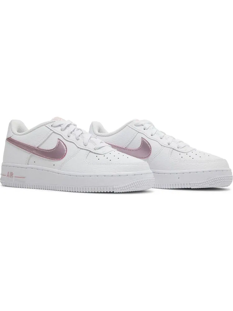 Кроссовки Nike Air Force 1 GS 'White Pink Glaze' — изображение 2 из 8, белый