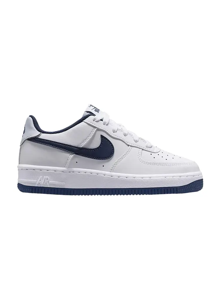 Кроссовки Nike Air Force 1 GS — изображение 1 из 1, белый темно-синий