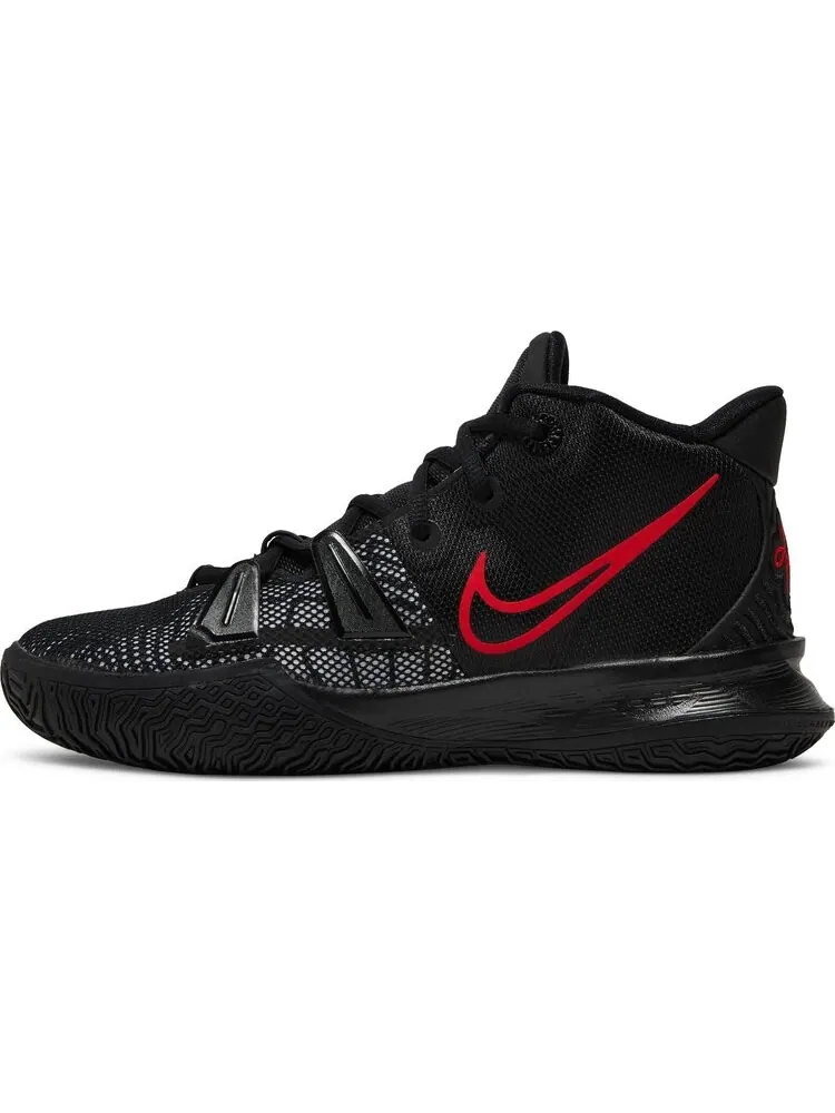 Кроссовки Nike Kyrie 7 GS 'Bred' — изображение 3 из 8, черный