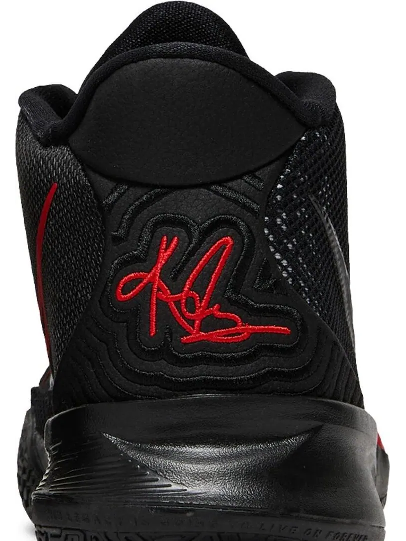 Кроссовки Nike Kyrie 7 GS 'Bred' — изображение 7 из 8, черный