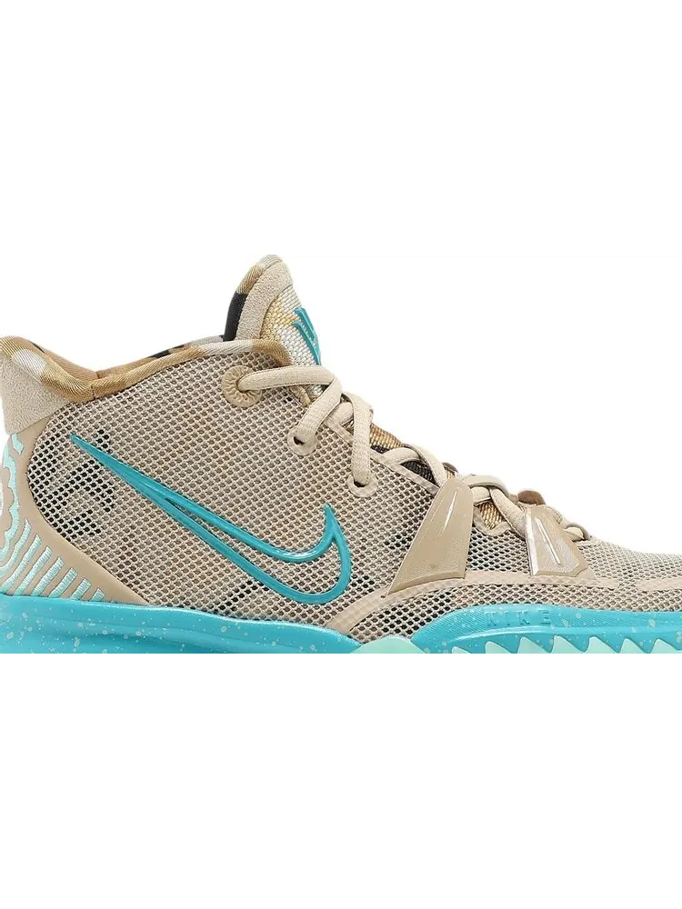 Кроссовки Nike Kyrie 7 GS 'Ripple' — изображение 2 из 8, коричневый