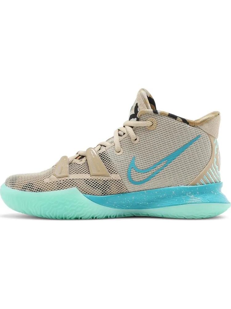 Кроссовки Nike Kyrie 7 GS 'Ripple' — изображение 3 из 8, коричневый