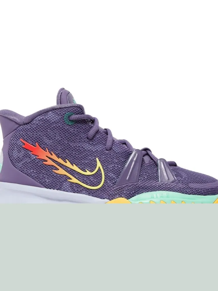 Кроссовки Nike Kyrie 7 GS 'Daybreak' — изображение 2 из 8, фиолетовый