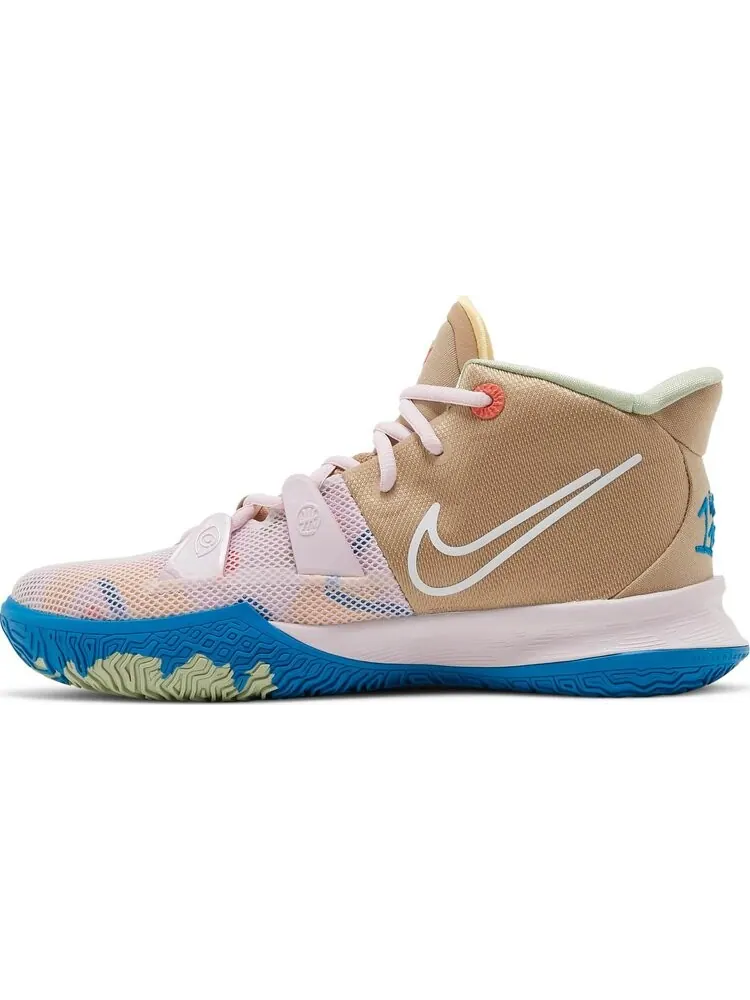 Кроссовки Nike Kyrie 7 GS '1 World 1 People - Regal Pink' — изображение 3 из 8, розовый