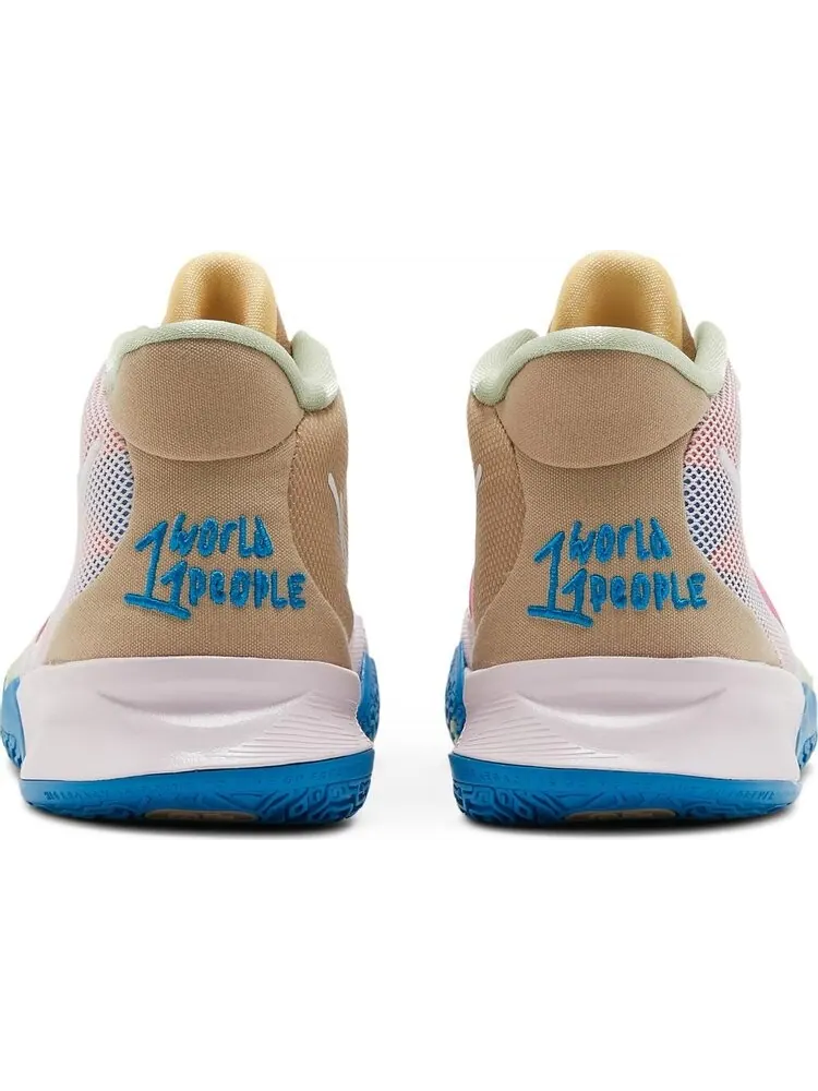 Кроссовки Nike Kyrie 7 GS '1 World 1 People - Regal Pink' — изображение 6 из 8, розовый