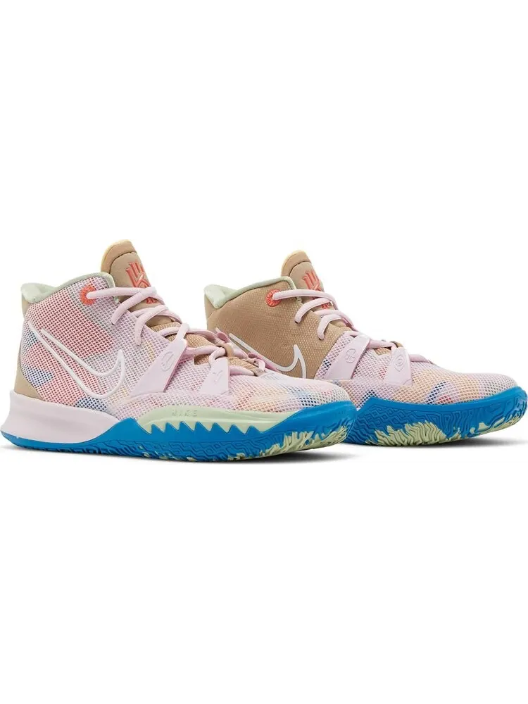 Кроссовки Nike Kyrie 7 GS '1 World 1 People - Regal Pink' — изображение 8 из 8, розовый