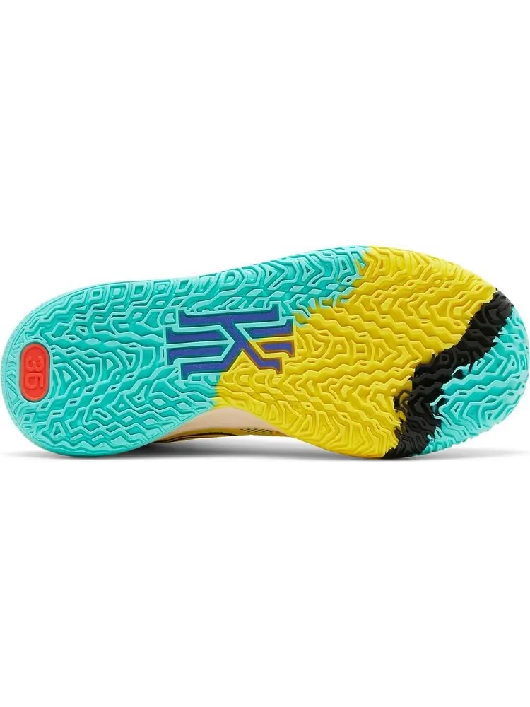 Кроссовки Nike Kyrie 7 GS '1 World 1 People' — изображение 4 из 8, желтый