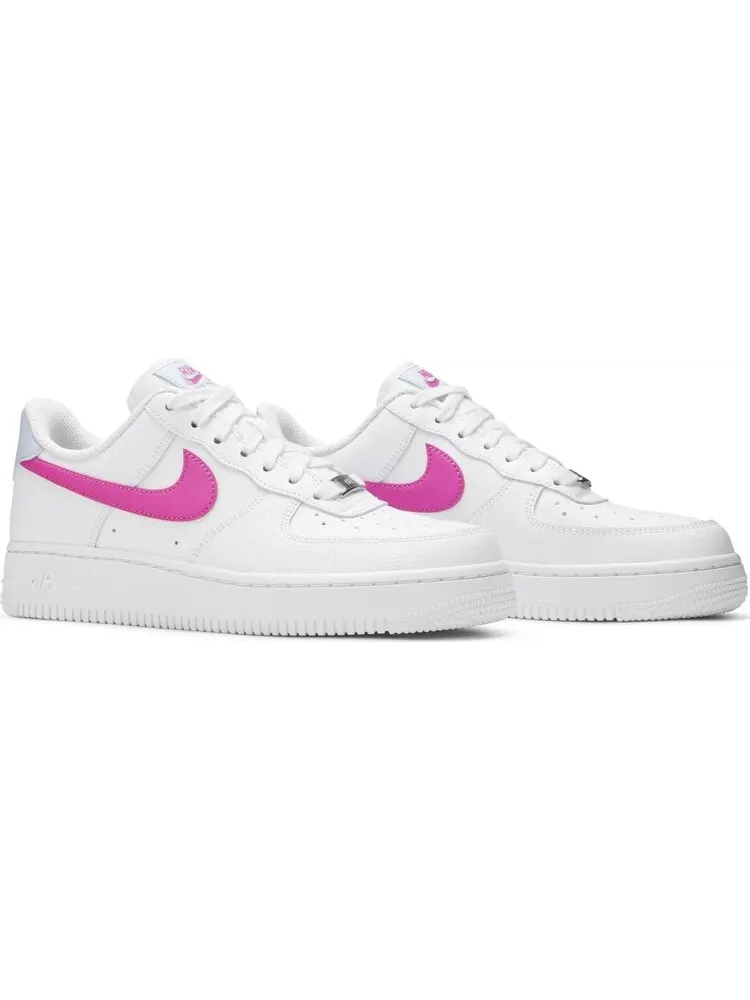 Кроссовки Nike Wmns Air Force 1 Low 'Fire Pink' — изображение 8 из 8, белый