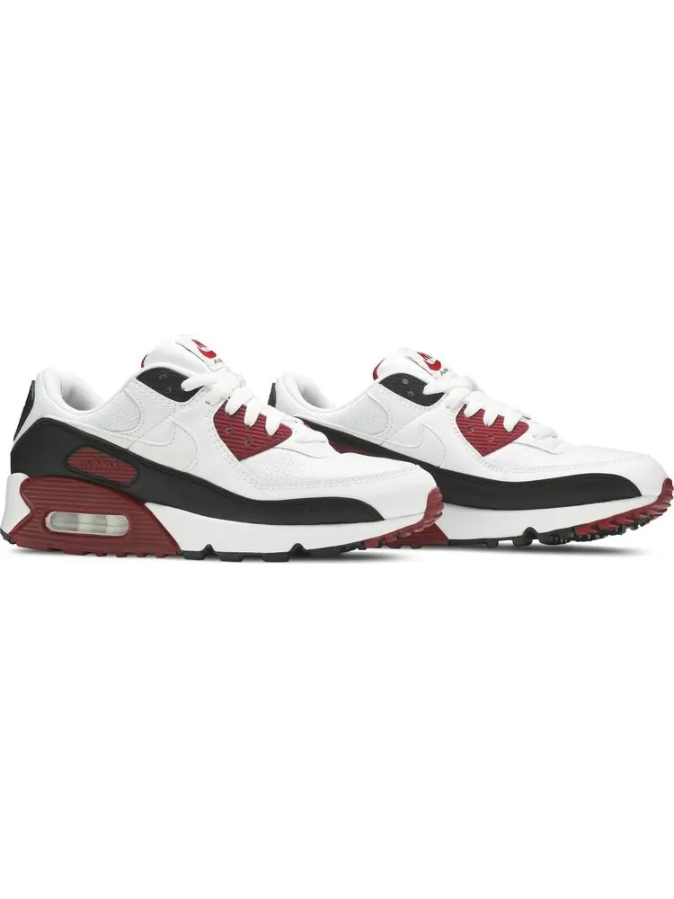 Кроссовки Nike Air Max 90 'New Maroon' — изображение 8 из 8, белый