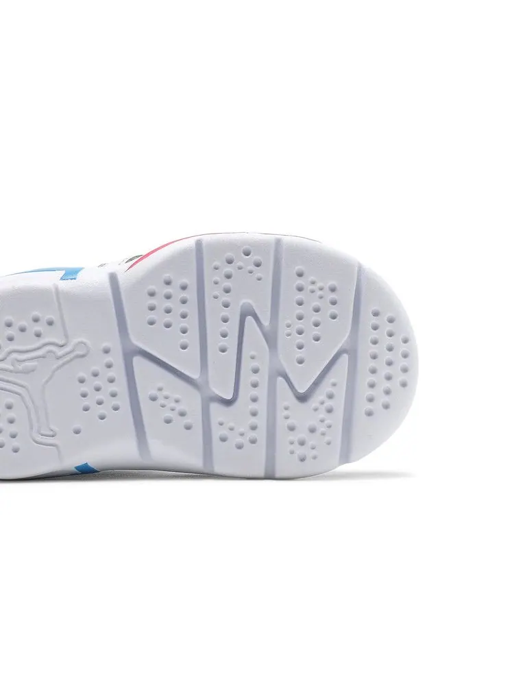Кроссовки Air Jordan Air Jordan 6 Retro Little Flex TD 'Multi White' — изображение 6 из 9, белый/зеленый/черный