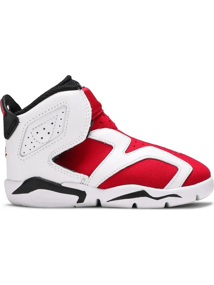 Кроссовки Air Jordan 6 Retro Little Flex TD Carmine — изображение 1 из 8, белый