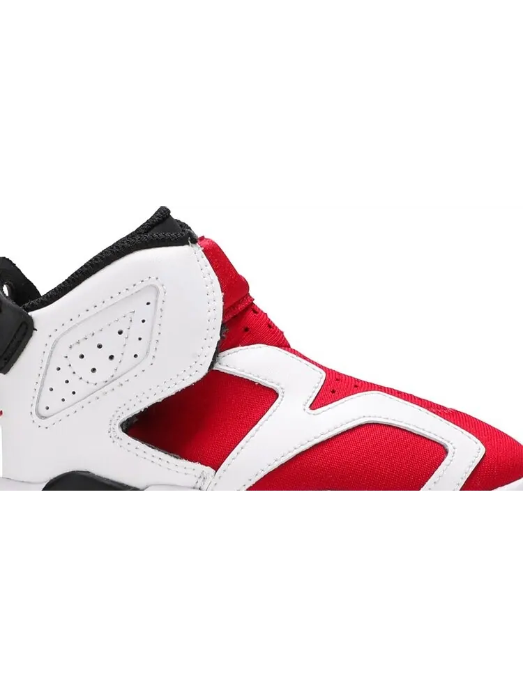 Кроссовки Air Jordan 6 Retro Little Flex TD Carmine — изображение 2 из 8, белый