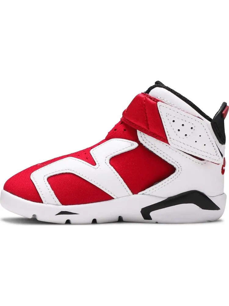 Кроссовки Air Jordan 6 Retro Little Flex TD Carmine — изображение 3 из 8, белый