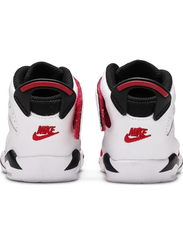 Кроссовки Air Jordan 6 Retro Little Flex TD Carmine — изображение 6 из 8, белый