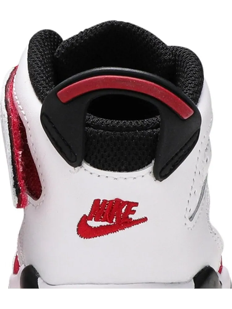 Кроссовки Air Jordan 6 Retro Little Flex TD Carmine — изображение 7 из 8, белый