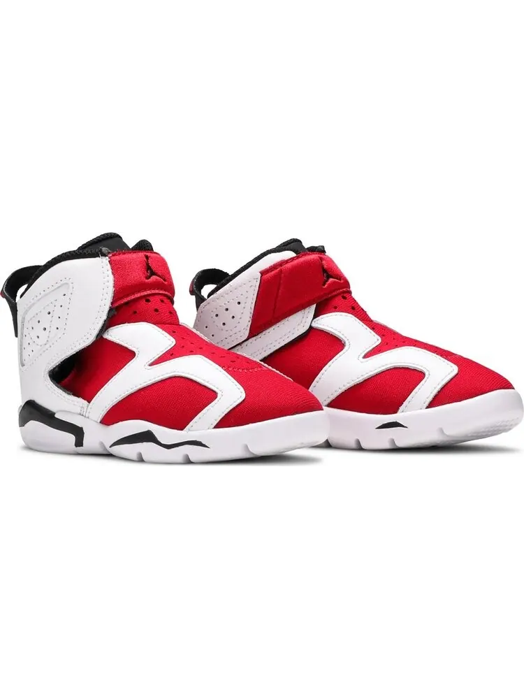 Кроссовки Air Jordan 6 Retro Little Flex TD Carmine — изображение 8 из 8, белый