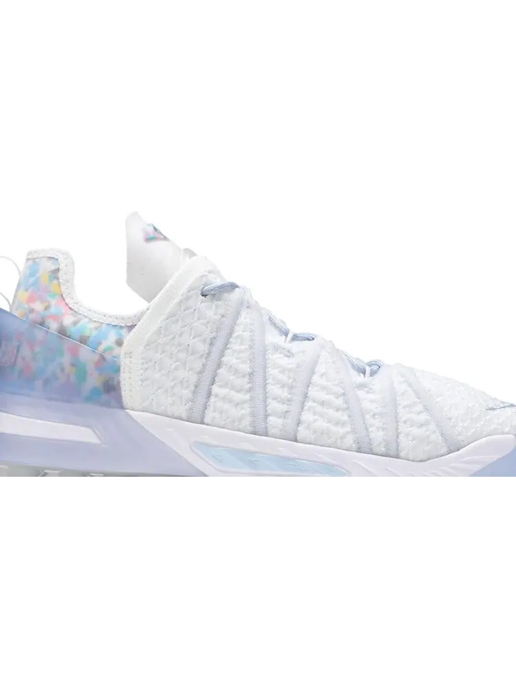 Кроссовки Nike LeBron 18 NRG GS 'Blue Tint' — изображение 2 из 8, синий