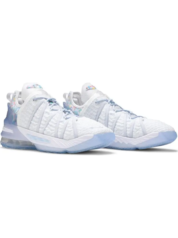 Кроссовки Nike LeBron 18 NRG GS 'Blue Tint' — изображение 8 из 8, синий